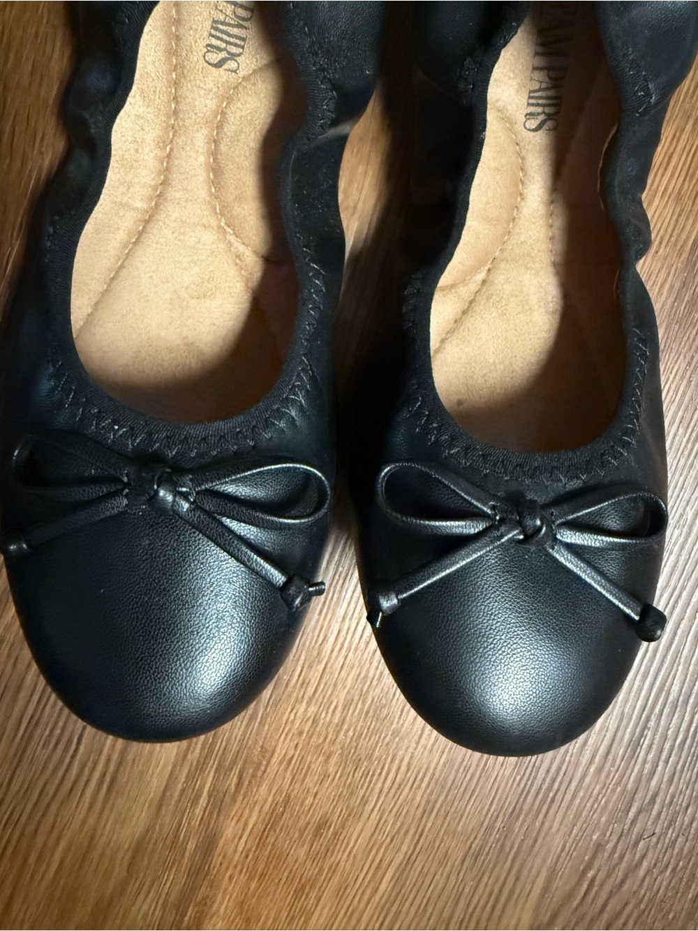 Dream Pairs Black Slip-On Ballet Flats Size 8